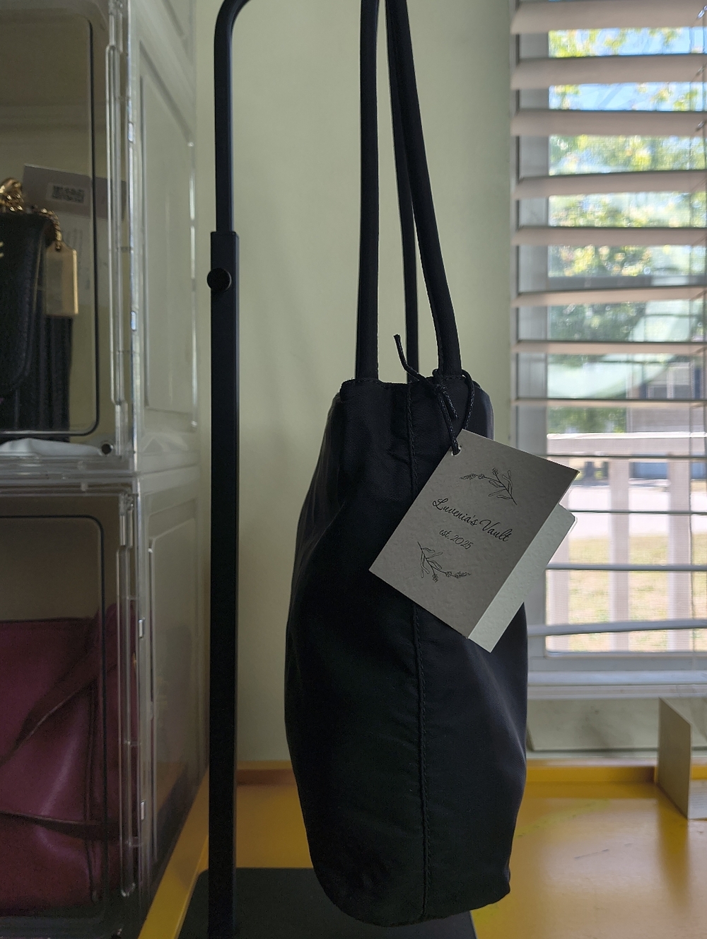 Prada Black Nylon Tessuto Small Tote Bag - Vintage - COA Included - very clean - Picture 2 of 11